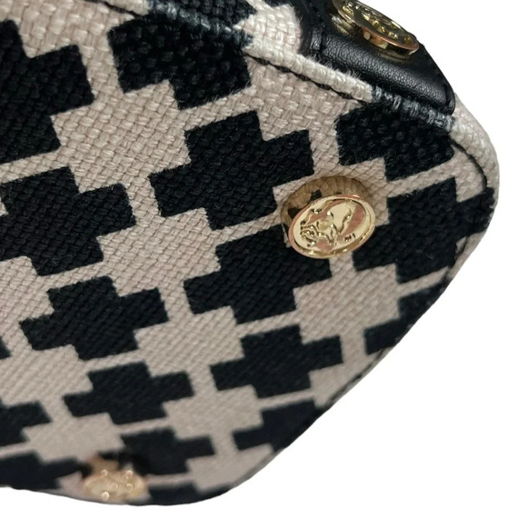 SPARTINA Daufuskie Island Linen & Leather Maxi Tote Shoulder Bag - Picture 5 of 12